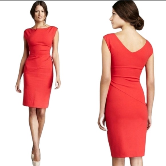 Diane von Furstenburg JORI dress- size 4 in red - Picture 2 of 6